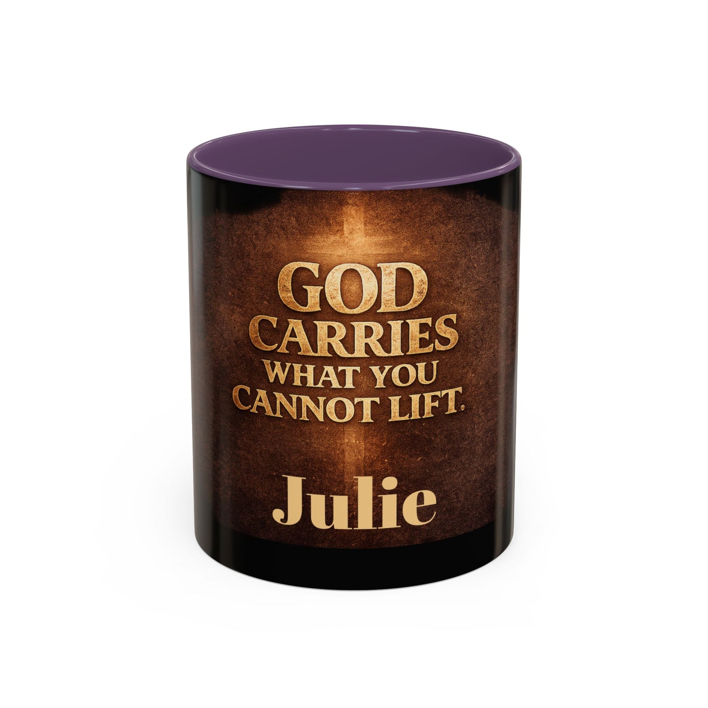 "God Carries What You Cannot Lift" Mug