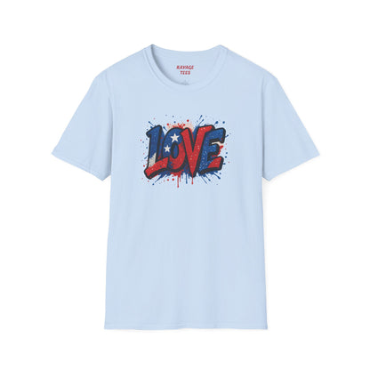 Soft Unisex Freedom & Love Graphic Tee | Gift & Daily Wear