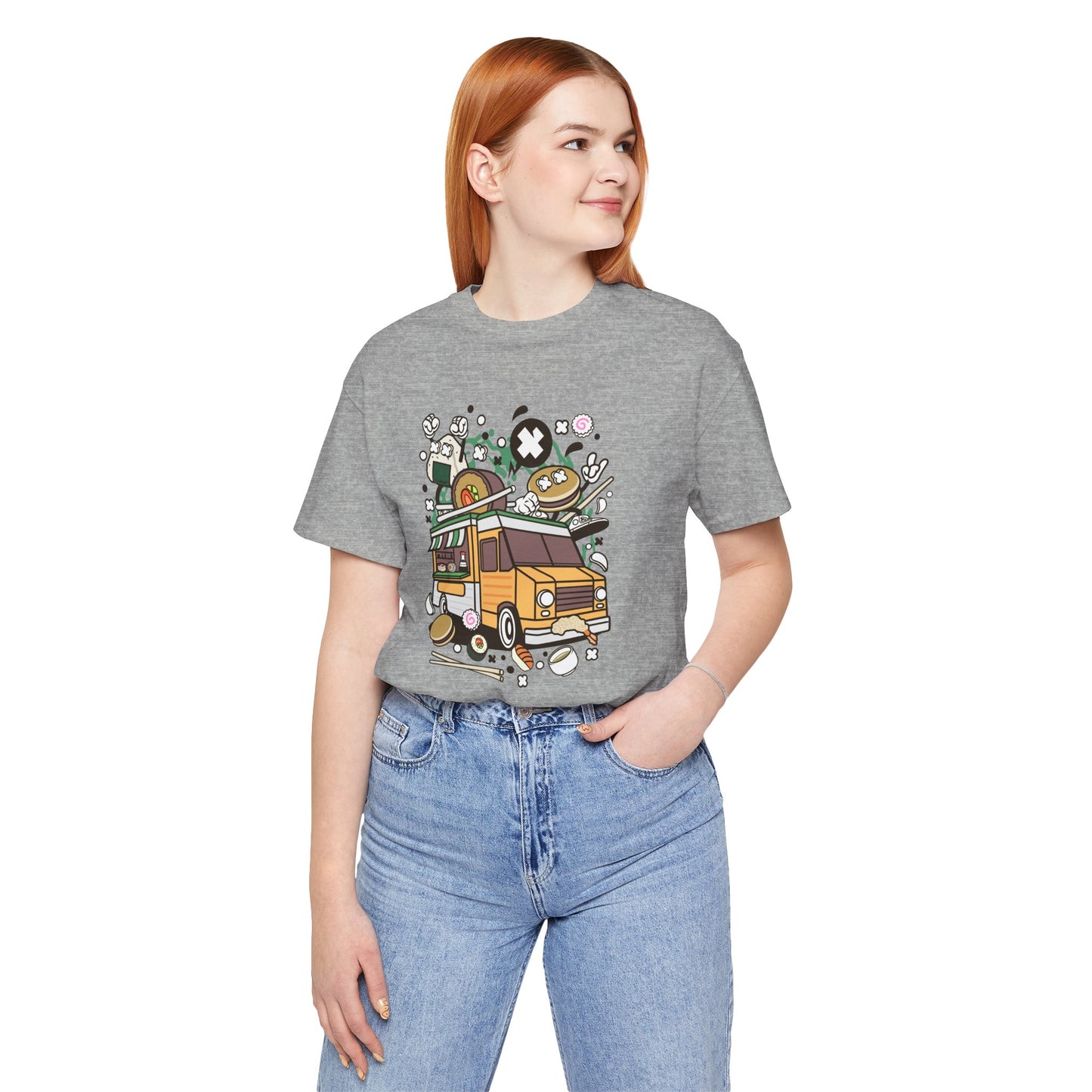 Cute Vintage Street Food Van Tee