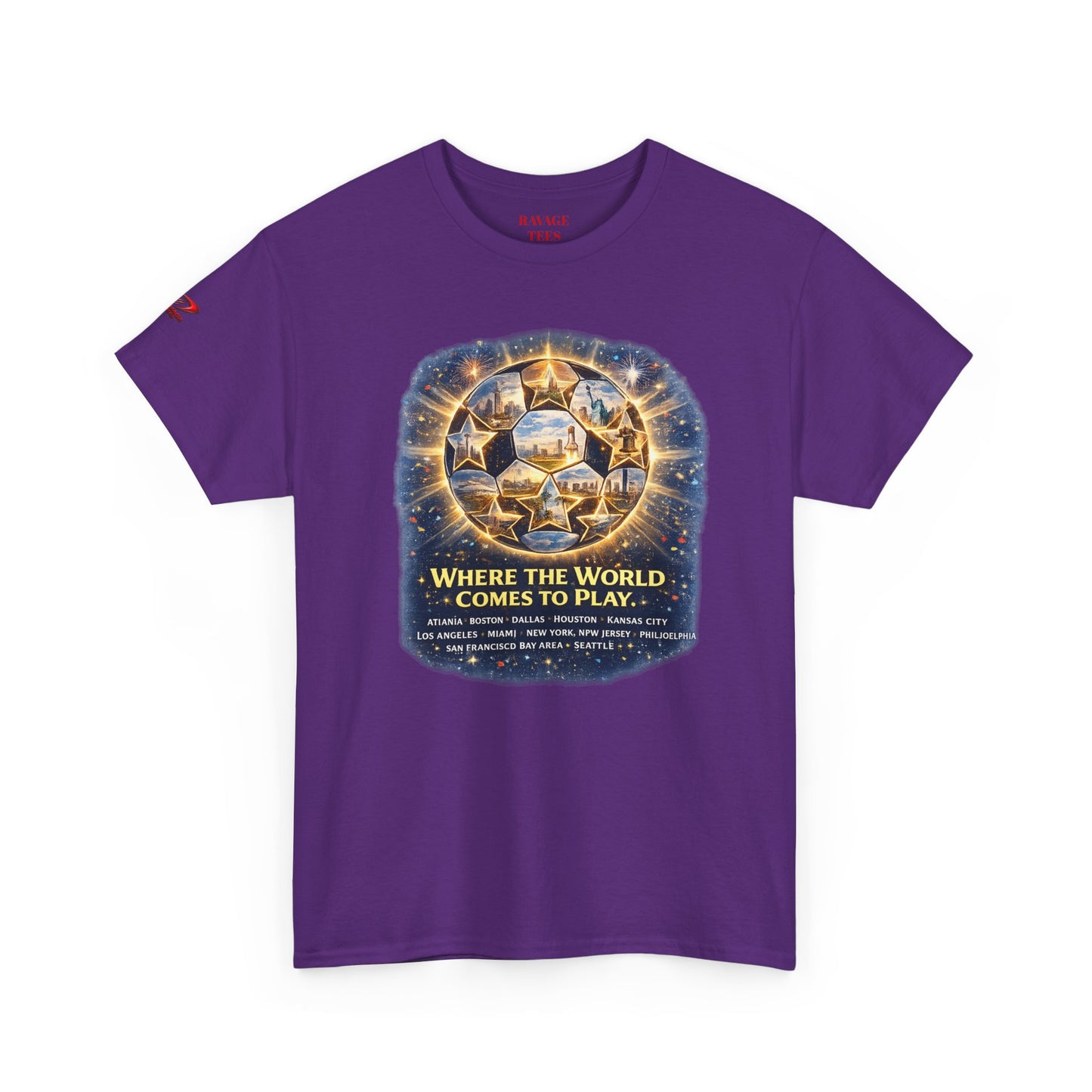 World Cup 2022 T-Shirt — "Where the World Comes to Play"