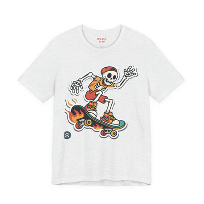 Skateboard Skeleton Tee