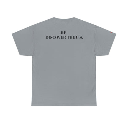Re-Discover the U.S. Travel T-Shirt, Adventure Tee, USA Discovery Shirt