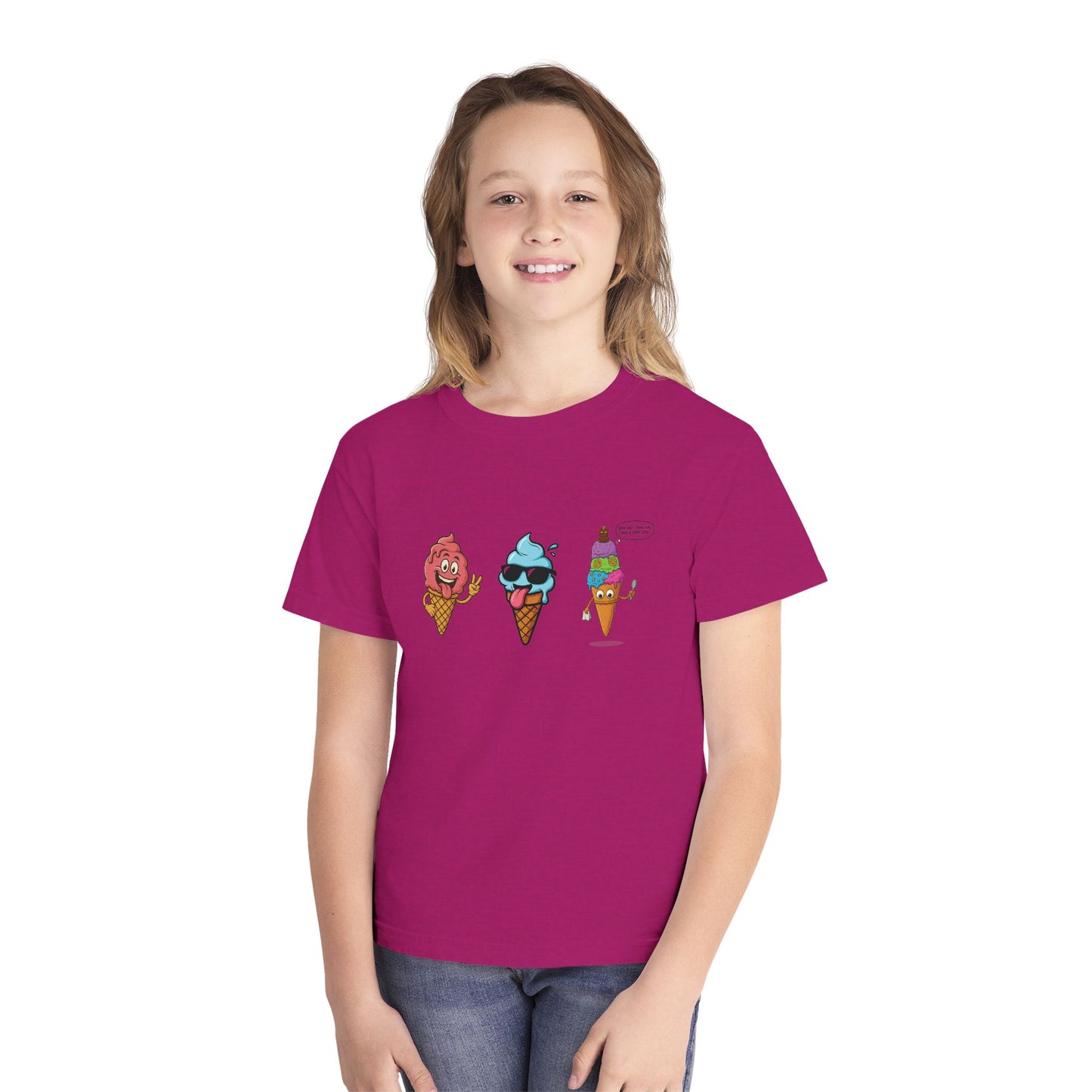 Cool Ice Cream Youth Tee: Fun Midweight Summer T-Shir