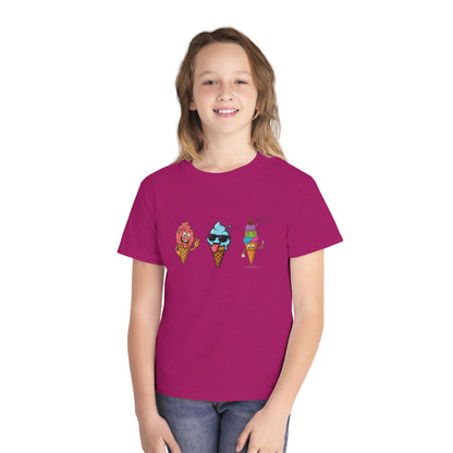 Cool Ice Cream Youth Tee: Fun Midweight Summer T-Shir