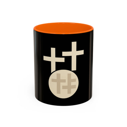 Calvary Cross Accent Coffee Mug