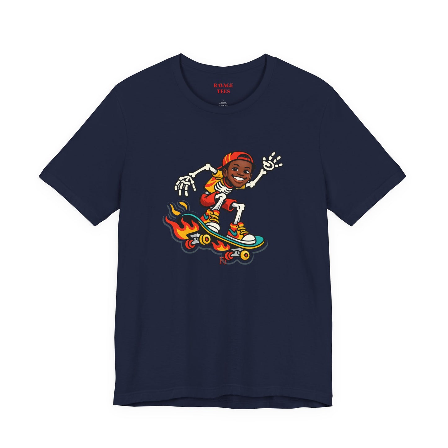 Skateboard Skeleton Tee