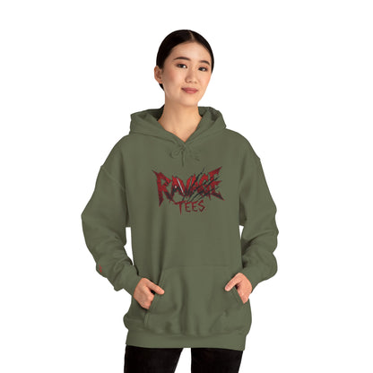 Black Tiger & Rose Graphic Hoodie