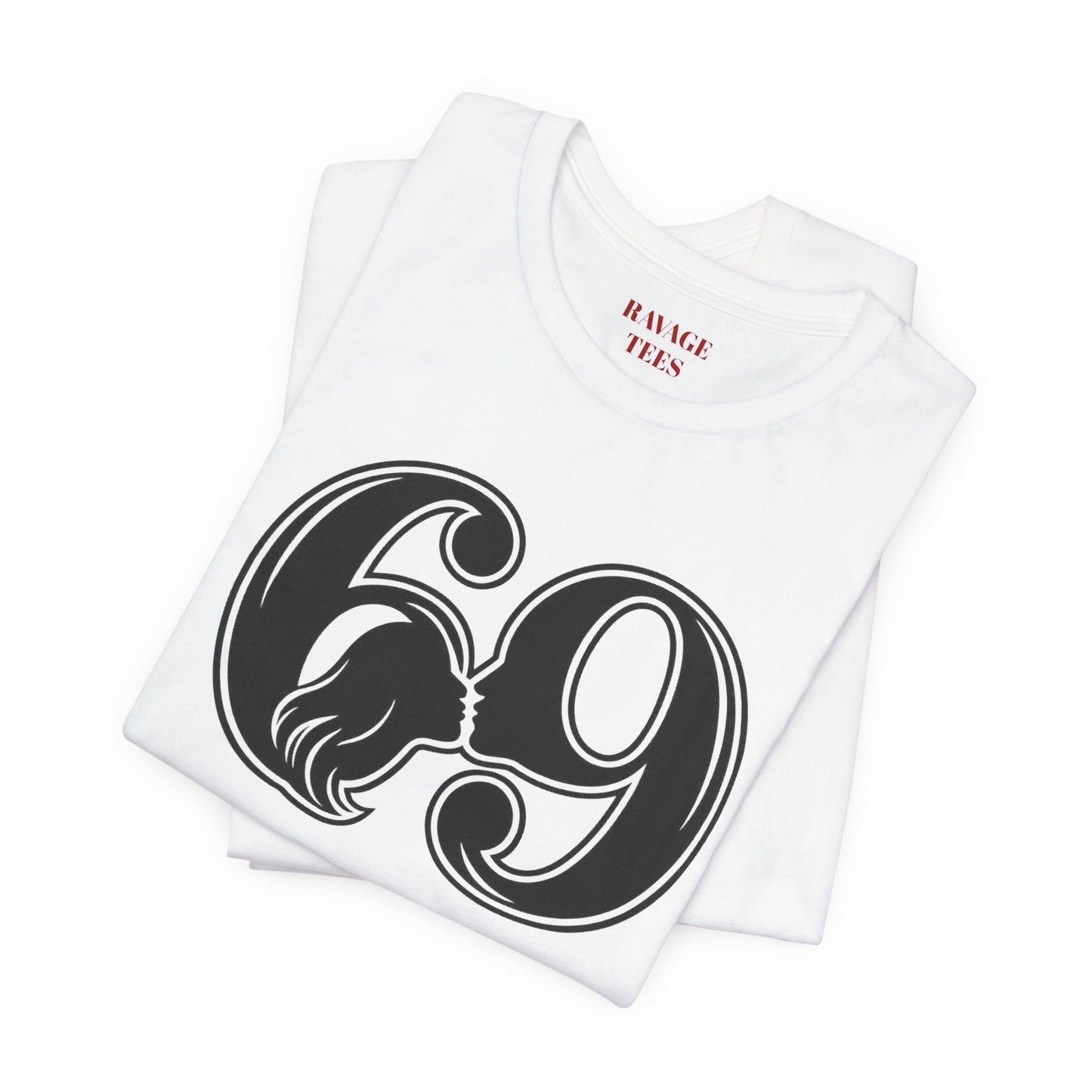 69 Retro Swirl Number Tee