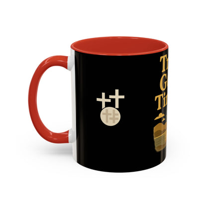 Trust God's Timing Christian Coffee Mug – Inspirational Accent Cup (11oz & 15oz), Faith-Based Gift for Coffee & Tea Lovers