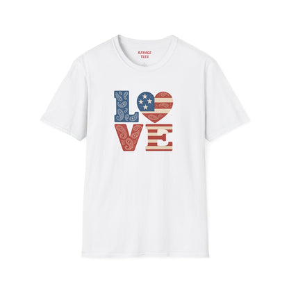 Soft Unisex Freedom & Love Graphic Tee | Gift & Daily Wear