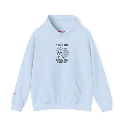 Caffeine Chaos Hoodie - Cozy Unisex Sweatshirt, Ideal for Coffee Lovers, Gift for Friends, Birthday, Relaxation, Casual Wear