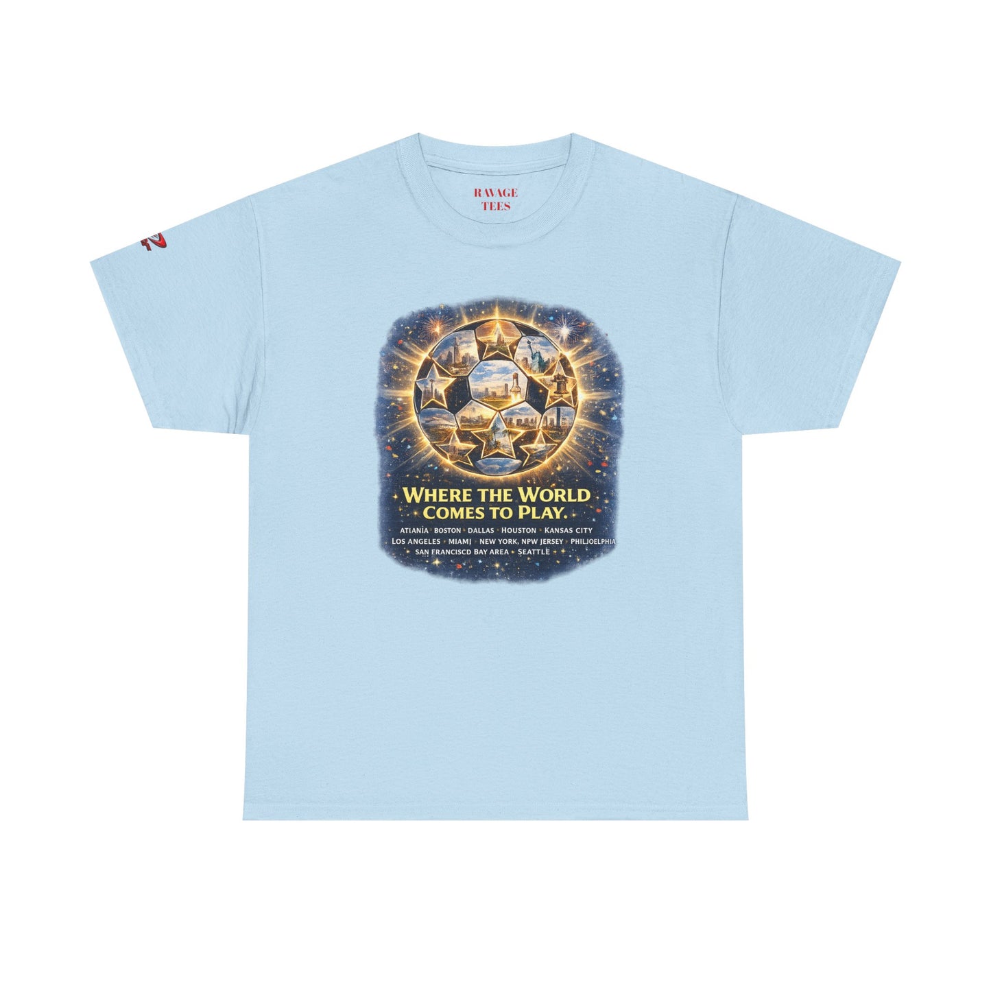World Cup 2022 T-Shirt — "Where the World Comes to Play"
