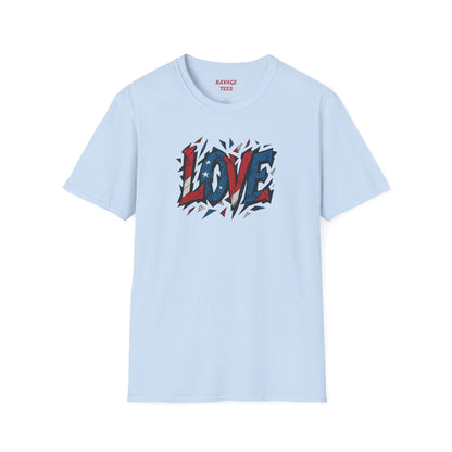 Soft Unisex Freedom & Love Graphic Tee | Gift & Daily Wear