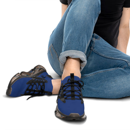 DARK BLUE RAVAGE Men's Mesh Sneakers: Stylish Ultimate Comfort Athletic Shoes