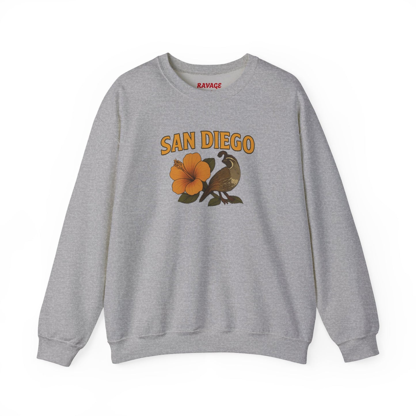 RAVAGE San Diego City Vibe Unisex Crewneck Sweatshirt