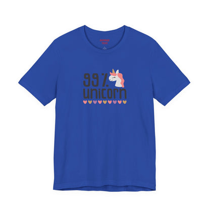 99% Unicorn Tee: Funny, Whimsical Graphic T-Shirt for All Ages
