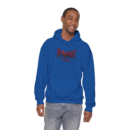 Black Tiger & Rose Graphic Hoodie