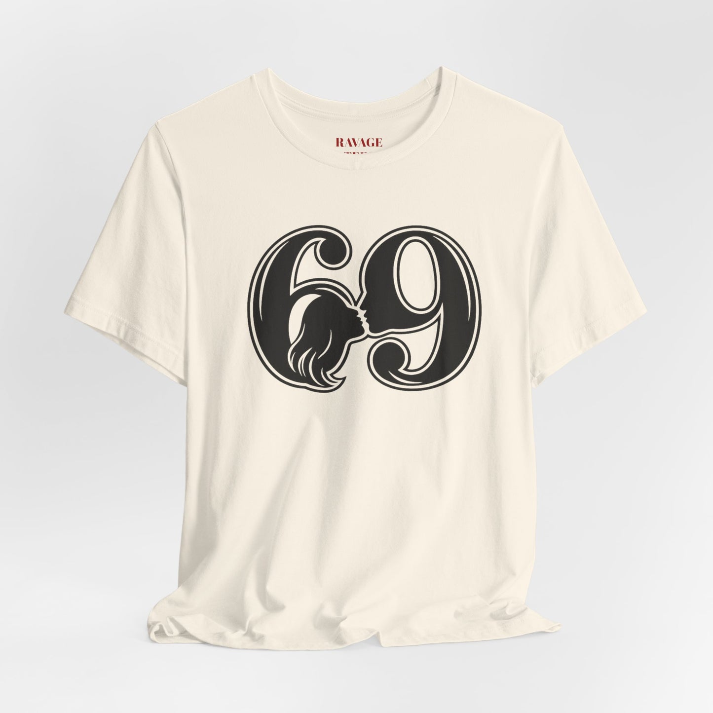 69 Retro Swirl Number Tee