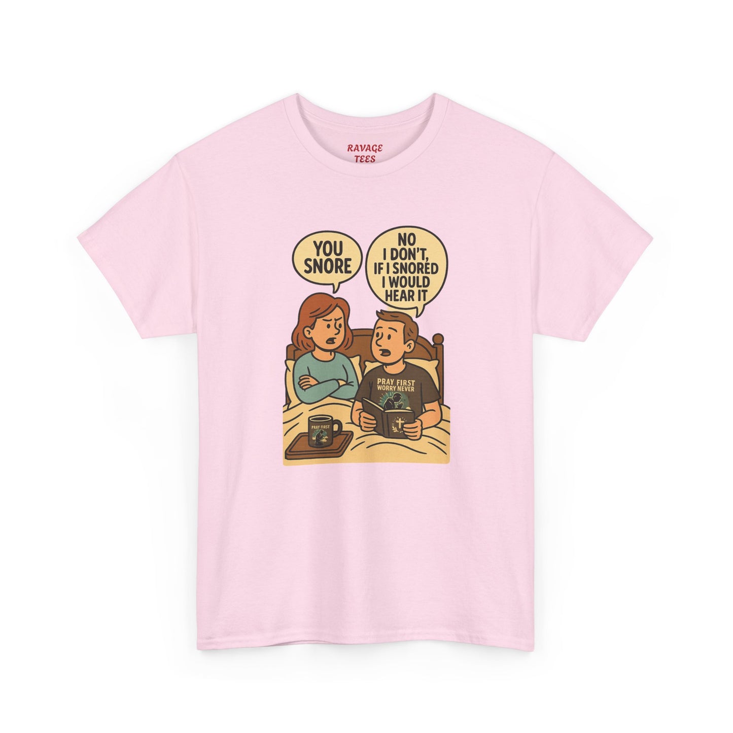 Unisex Snoring Humor T-Shirt | Funny Tee for Couples