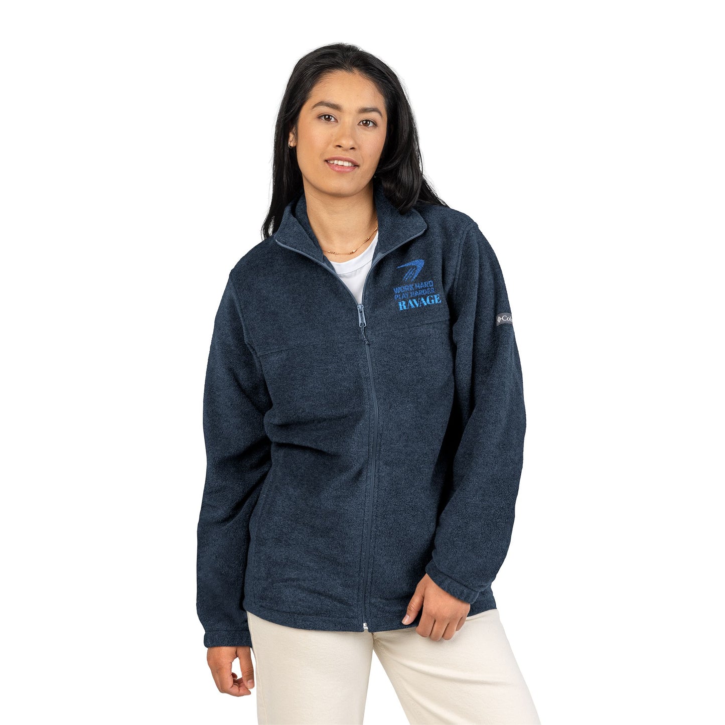 Ravage x Columbia Classic Embroidered Fleece Jacket