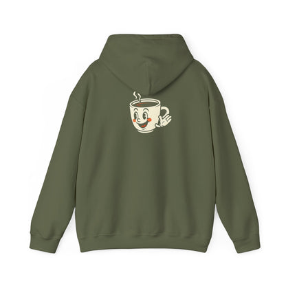Caffeine Lover's Cozy Hoodie - Unisex Heavy Blend, Gifts for Coffee Enthusiasts, Comfy Sweater for All Occasions, Cute, Fun Design