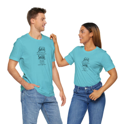 Seek His Guidance Tee: Inspirational Faith Quote Unisex T-Shirt