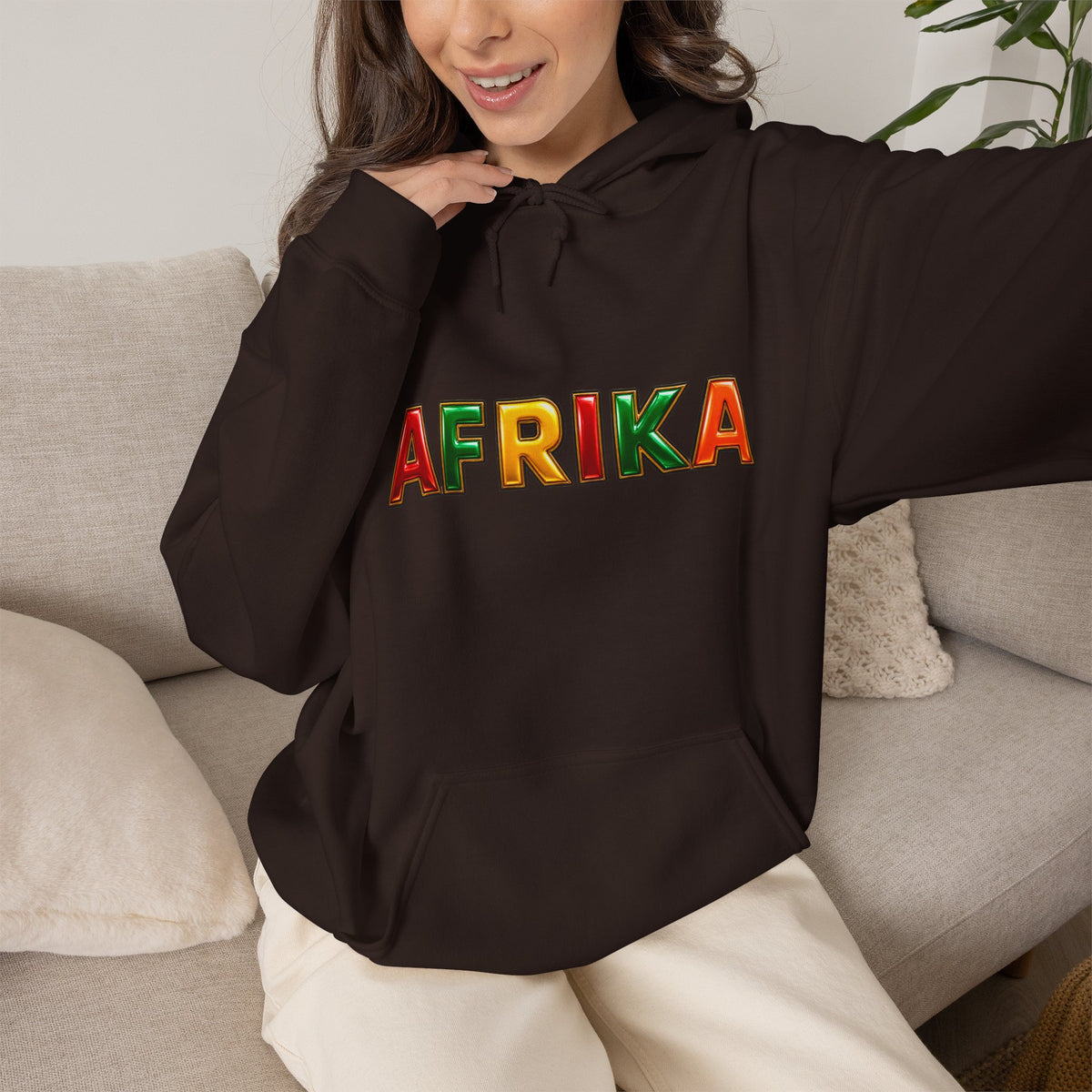 Afrika Map Hoodie – African Pride Pullover Sweatshirt