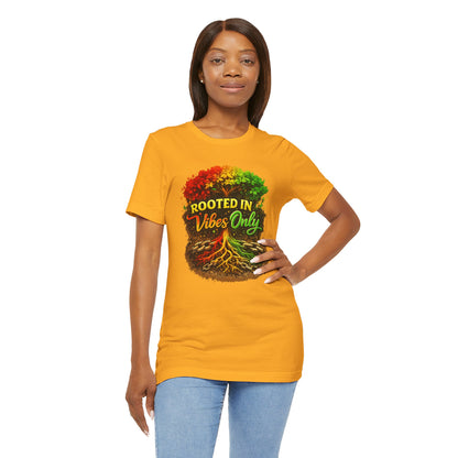 Rooted in Vibes Only Reggae Tee