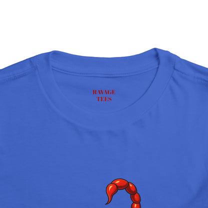 Toddler Tee — 'Backstabber's Express' Scorpion & Frog Funny Kids Shirt