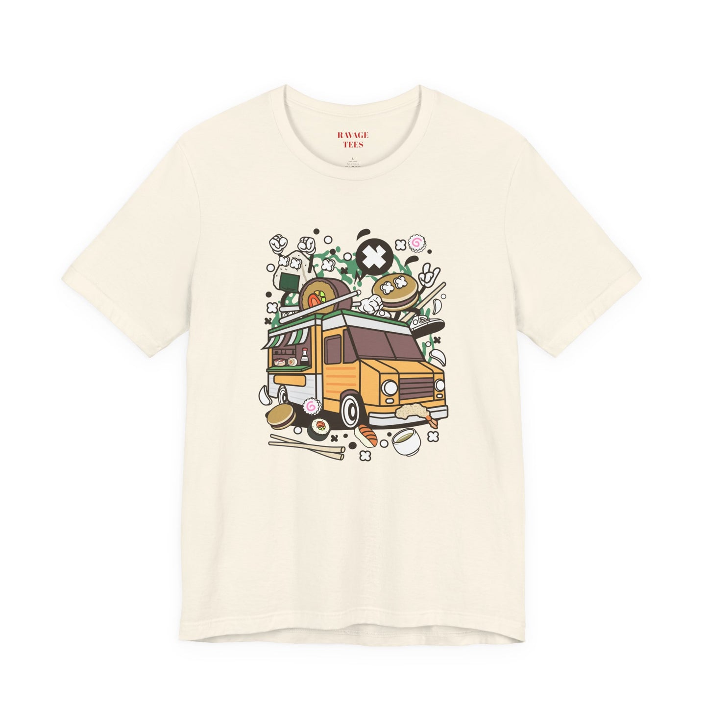 Cute Vintage Street Food Van Tee
