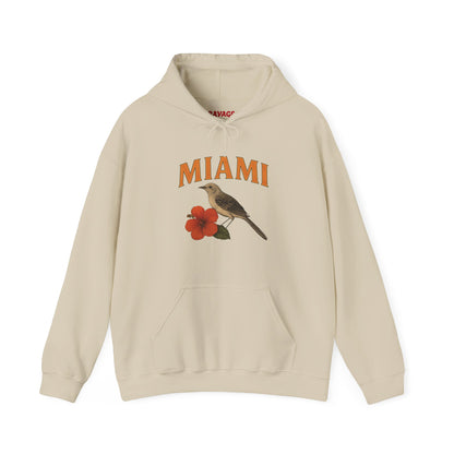 MIAMI THE 305 Unisex Hoodie – Cozy Sweatshirt, Casual Travel Souvenir, Relaxed Streetwear Gift for Nature & City Lovers