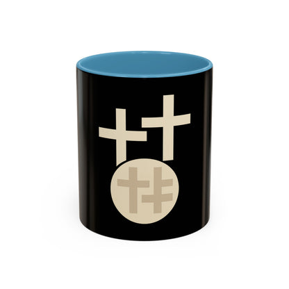 Calvary Cross Accent Coffee Mug