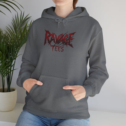 Black Tiger & Rose Graphic Hoodie