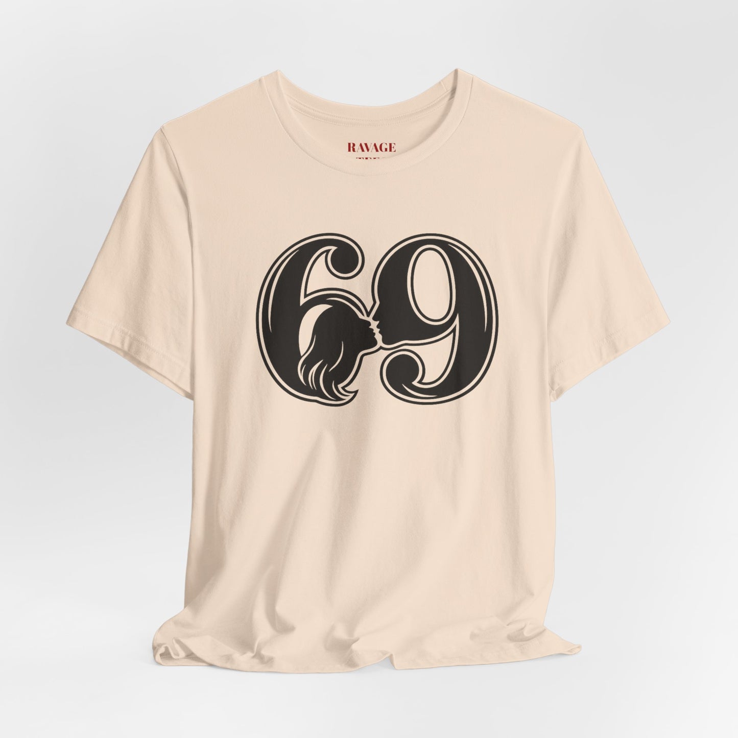 69 Retro Swirl Number Tee