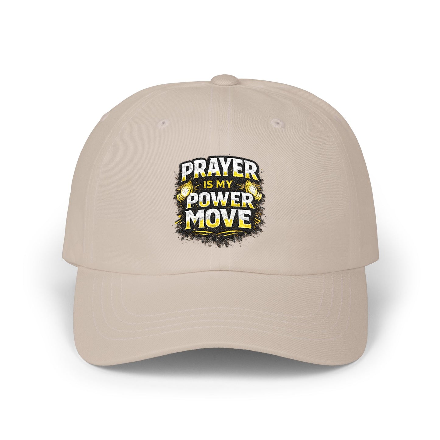 Prayer Is My Power Move Dad Cap — Christian Baseball Hat