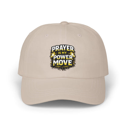 Prayer Is My Power Move Dad Cap — Christian Baseball Hat
