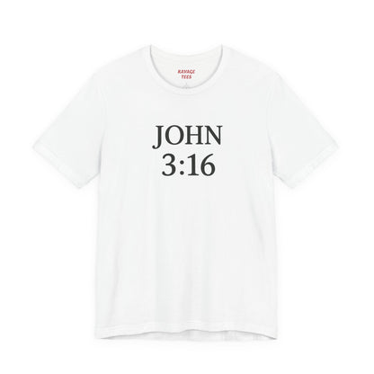 **JOHN 3:16 Faith-Inspired Unisex Tee