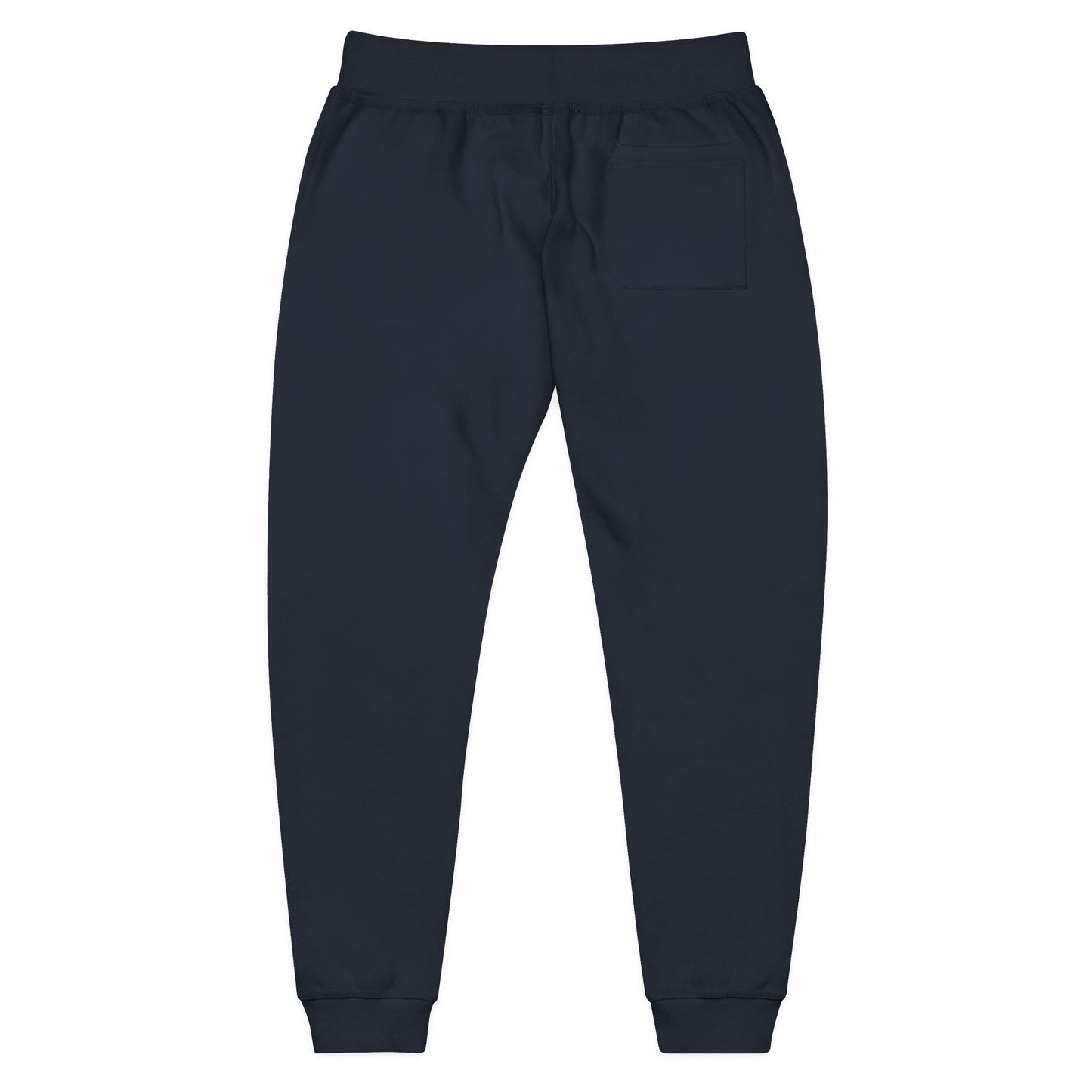 Embroidered '7' Logo Fleece Sweatpants — Cozy White Joggers