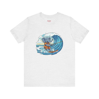 Surfing Elephant Unisex Tee