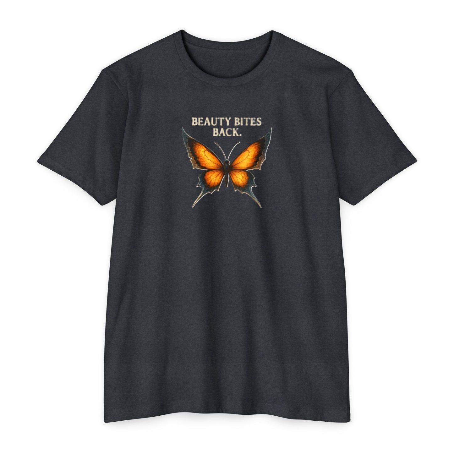 Butterfly Graphic T-Shirt – “Beauty Bites Back”