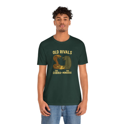 Vintage Rivalry Tee - Cobra vs Mongoose T-Shirt, Retro Graphic Outdoor Adventure Shirt, Perfect Gift for Animal Lovers