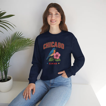 RAVAGE Chicago City Vibe Unisex Crewneck Sweatshirt