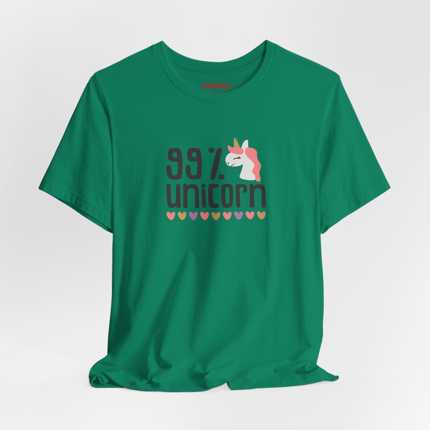 99% Unicorn Tee: Funny, Whimsical Graphic T-Shirt for All Ages