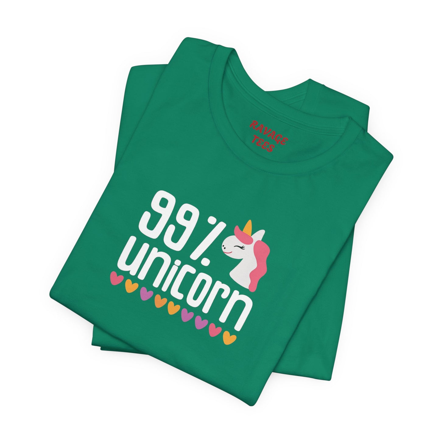 99% Unicorn Tee: Funny, Whimsical Graphic T-Shirt for All Ages