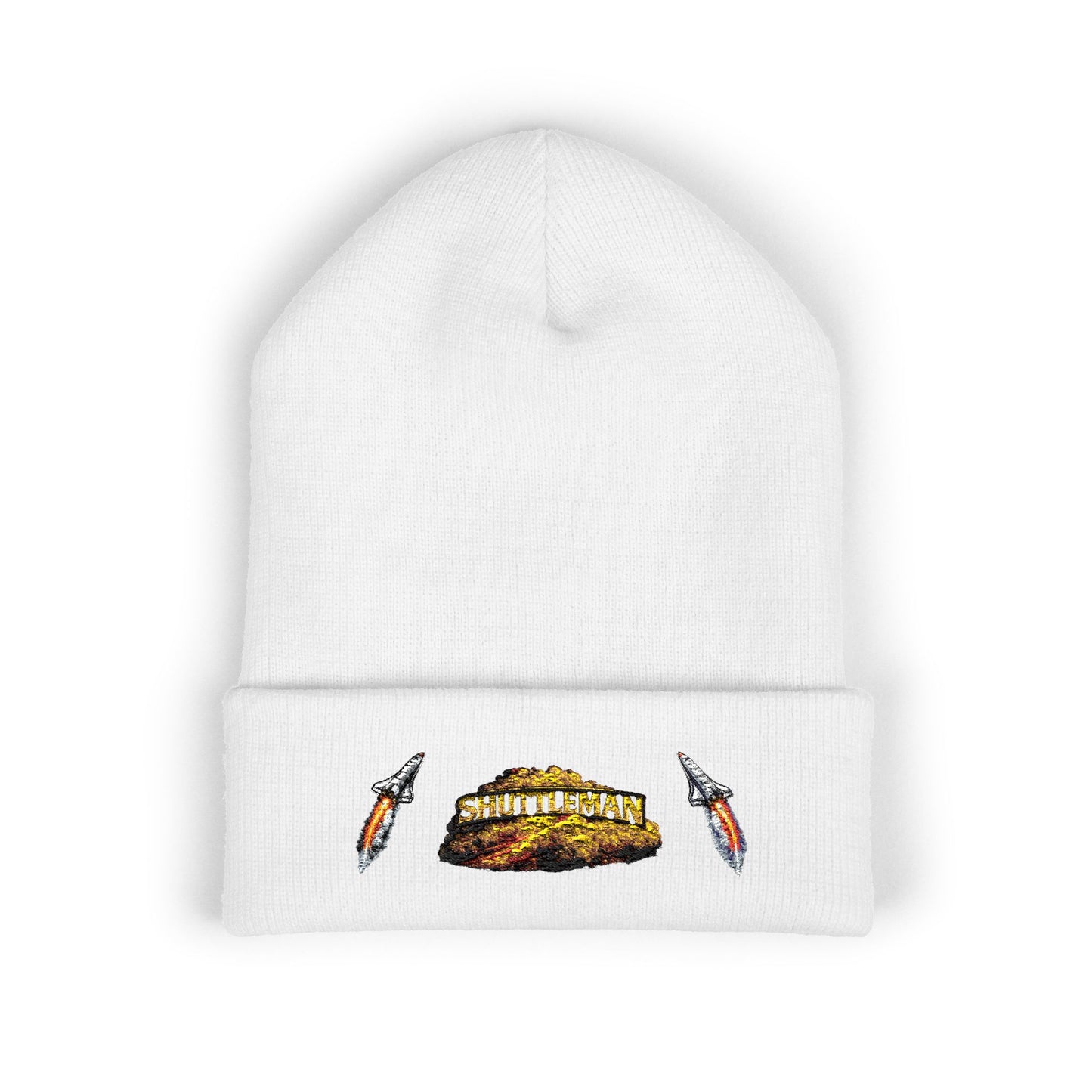 Shutt1eman Embroidered Beanie-- Cuffed Hat