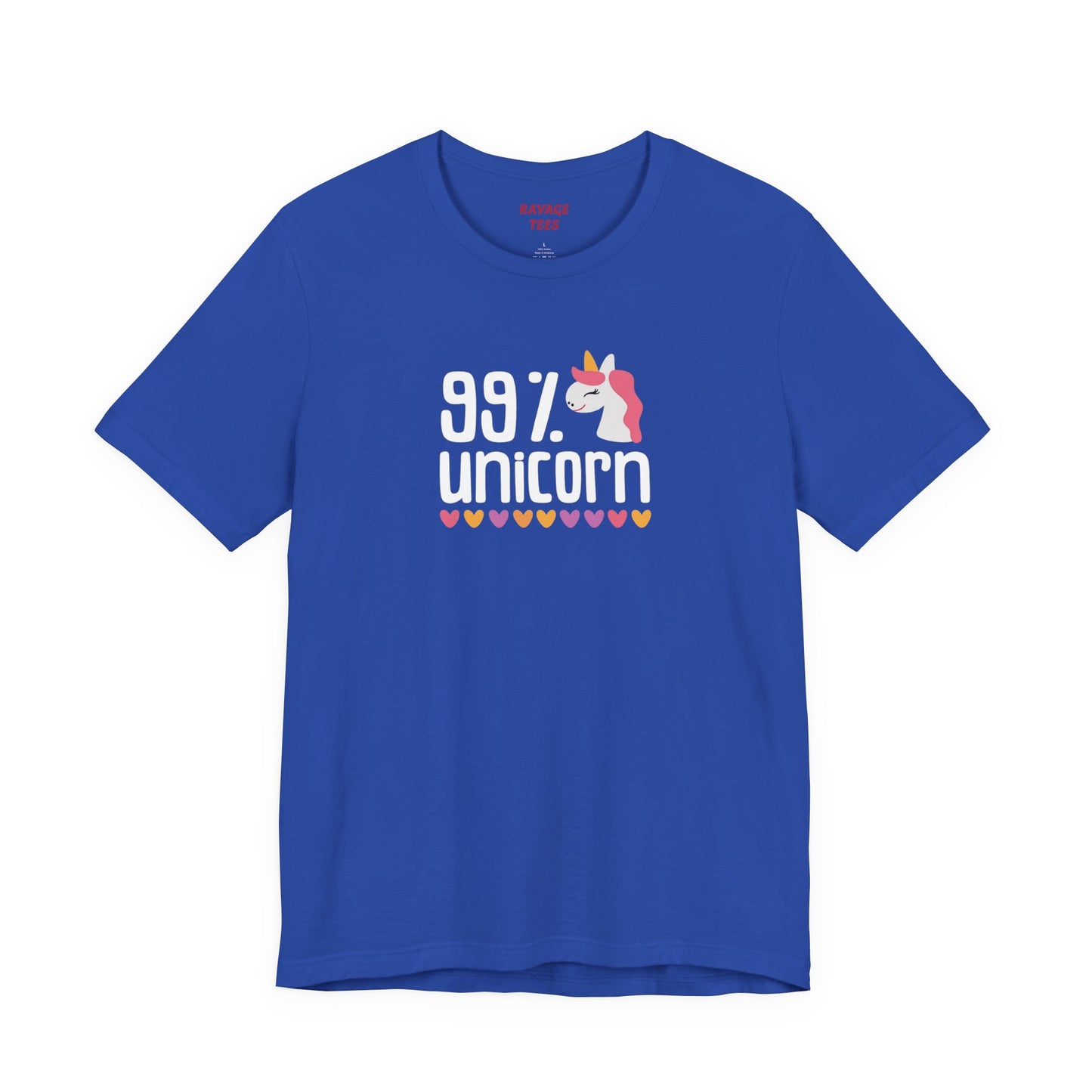 99% Unicorn Tee: Funny, Whimsical Graphic T-Shirt for All Ages
