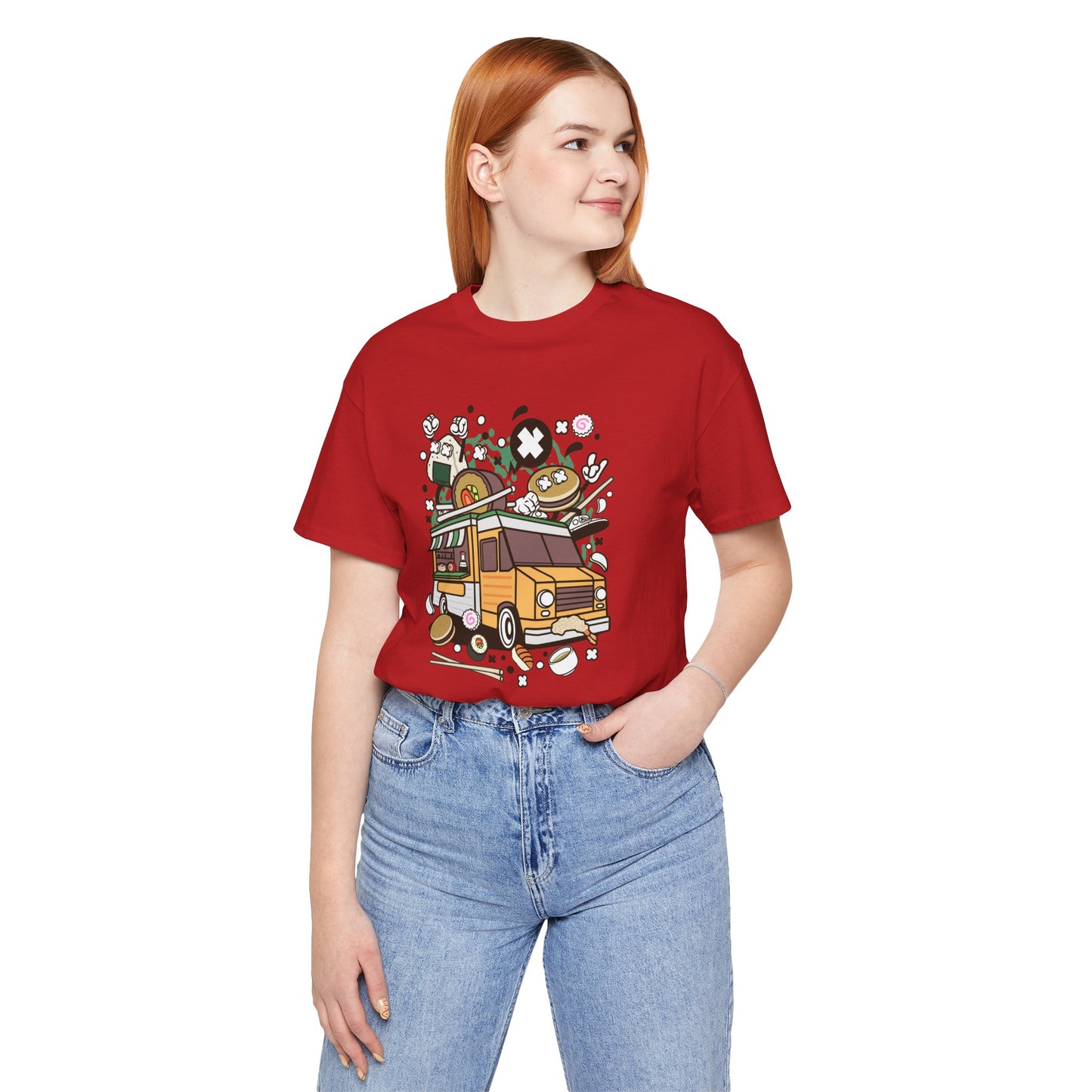 Cute Vintage Street Food Van Tee