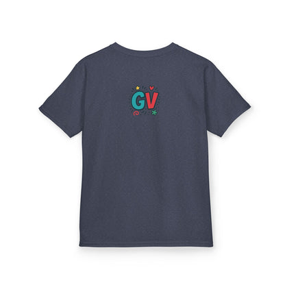Kids Good Vibes T-Shirt – Fun Graphic Tee with Positive Message, Cool Summer Outfit, Birthday Gift for Children