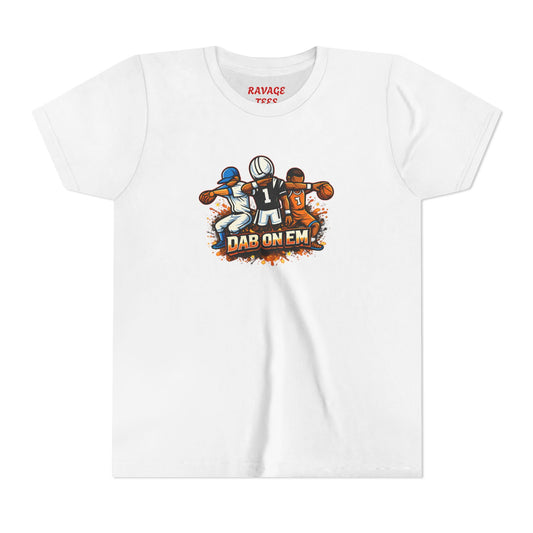 Youth Football Tee - 'Dab On Em' Kids Sports T-Shirt