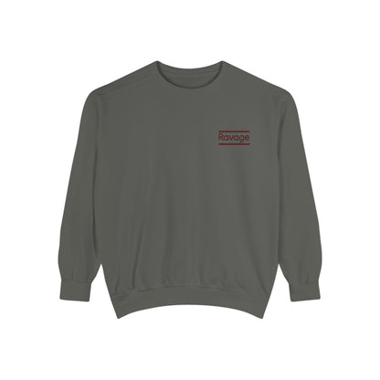 RAVAGE Minimal Logo Sweatshirt — Casual Branded Crewneck